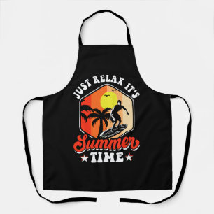 Just Relax It's Summer Time Apron