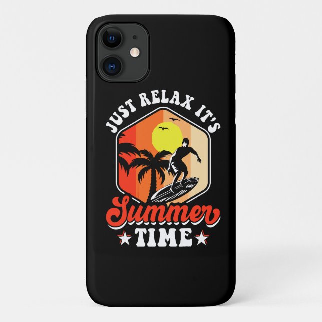 Just Relax It's Summer Time Case-Mate iPhone Case (Back)