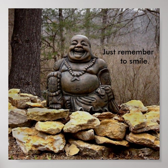 Just remember to smile poster (Front)