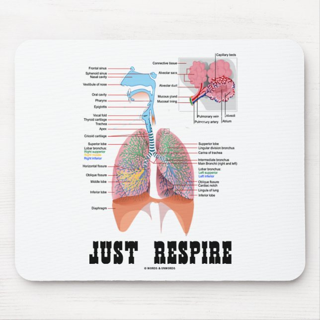 Just Respire Mouse Pad (Front)