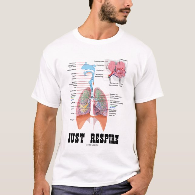 Just Respire (Respiratory System) T-Shirt (Front)