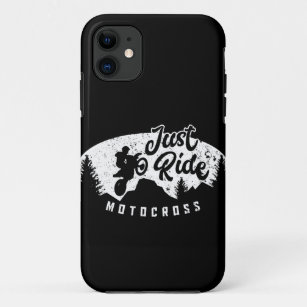 Just Ride Funny Gift for Motocross Lovers Case-Mate iPhone Case