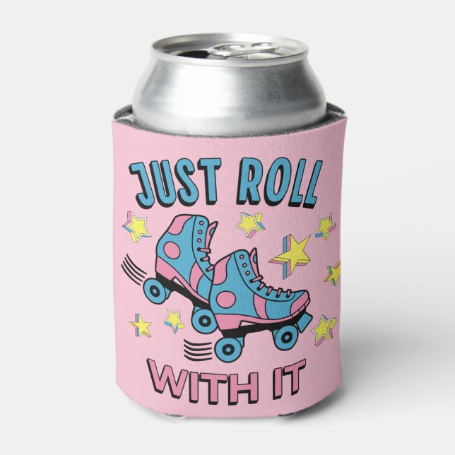 Just roll with it can cooler (Can Front)