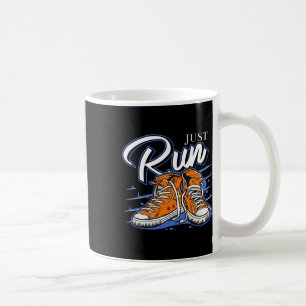 Just Run Runner Biathlon Jogging Triathlon Running Coffee Mug