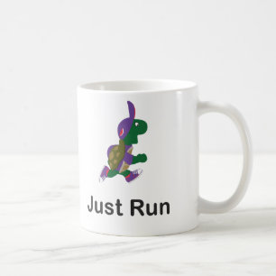 Just Run Running Turtle Coffee Mug