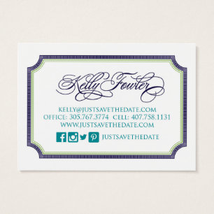 Just Save the Date business card