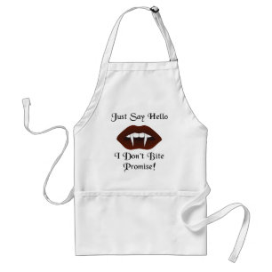 Just Say Hello Standard Apron