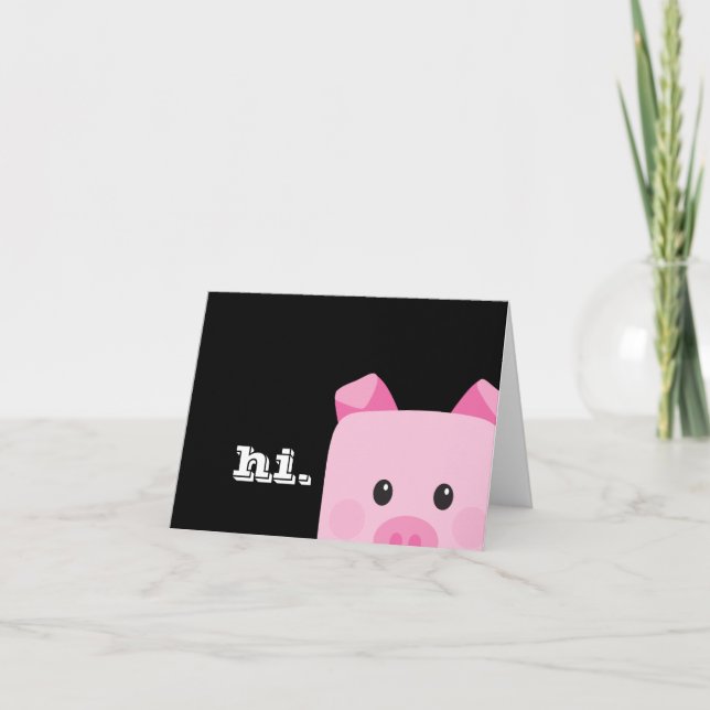 Just say hi card (Front)