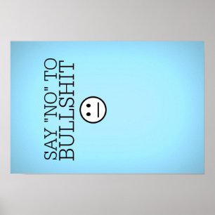 Just say no poster
