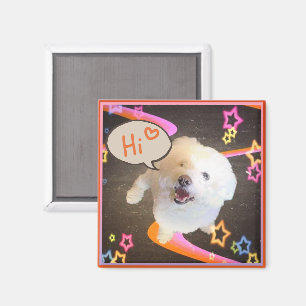 Just Saying "Hi" Magnet