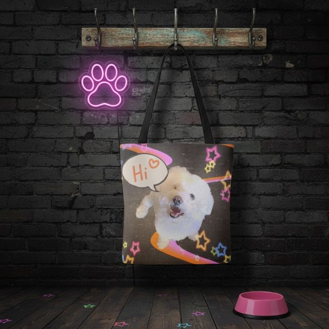 Just Saying "Hi" Tote Bag (Creator Uploaded)