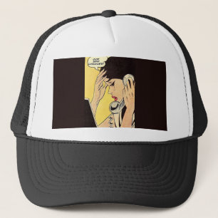 Just Send Chocolate Vintage comic art Trucker Hat