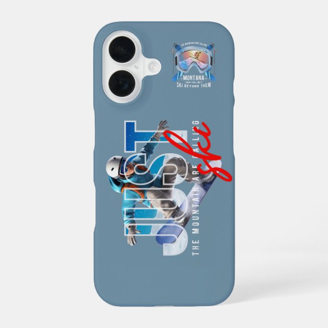 Just Ski | iPhone 16 Case (Back)