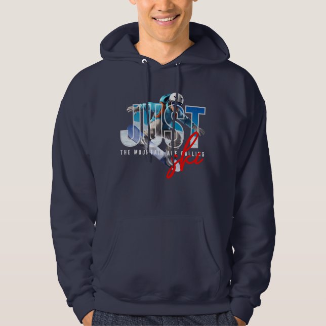 Just Ski | Men's Hoodie (Front)