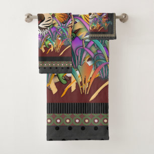 Just Smelling The Flowers Novelty  Bath Towel Set