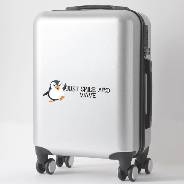 Just Smile And Wave Penguin (Suitcase)