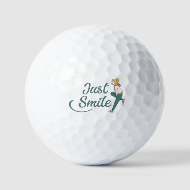 Just Smile Golf Balls (Front)