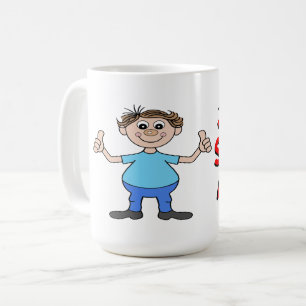 Just Smile Mug Smiling Man with Thumbs Up