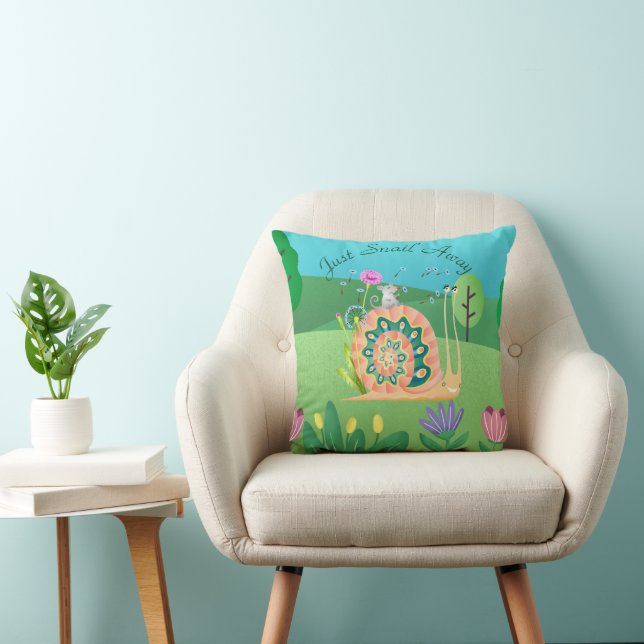Just Snail Away Cute Snail Cushion (Chair)