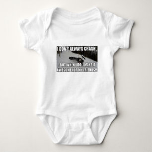 Just Snowmobiles Merch Baby Bodysuit