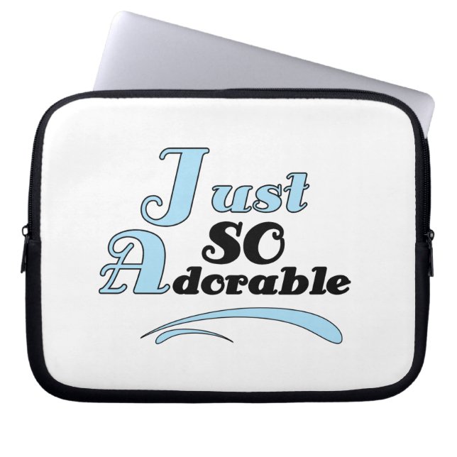 Just So Adorable Laptop Sleeve (Front)