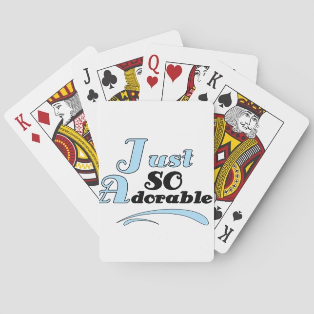 Just So Adorable Playing Cards (Back)