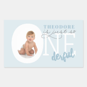 just so ONEderful Rectangular Sticker