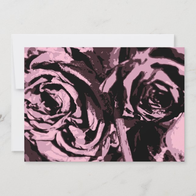 Just Some Roses Invitation (Front)