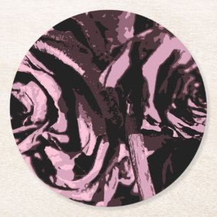 Just Some Roses Round Paper Coaster