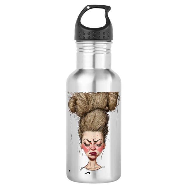 Just, Sometimes! Funny Bad Day 710 Ml Water Bottle (Front)