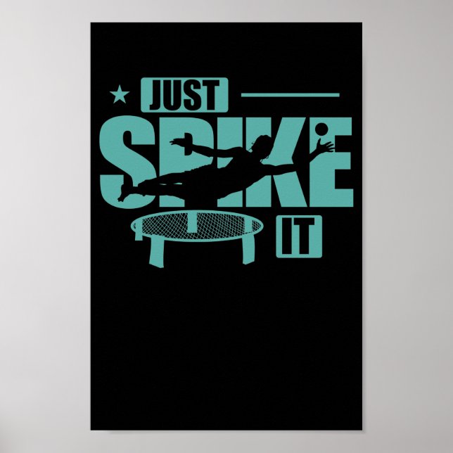 Just Spike it Roundball Ballsport Freizeit Poster (Front)