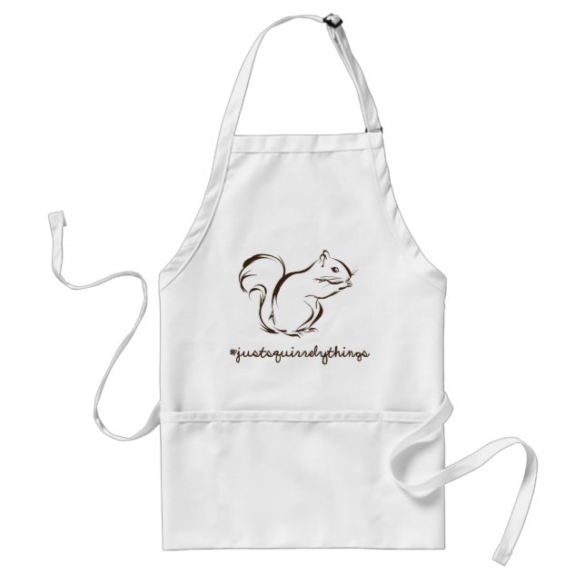 Just Squirrely Things Squirrel Standard Apron (Front)