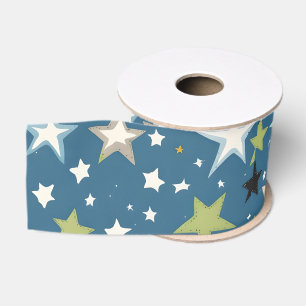 Just Stars Grosgrain Ribbon