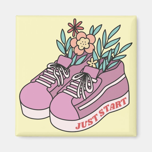 Just Start  Magnet (Front)