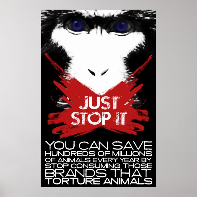 JUST STOP IT POSTER (Front)