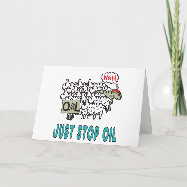 Just Stop Oil Card (Front)