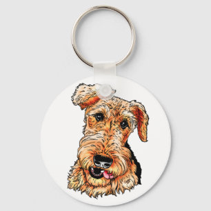 Just the Airedale Terrier Key Ring
