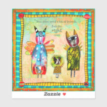 Just The Right Ones Vinyl Art Sticker