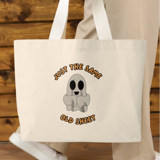 Just the same old sheet large tote bag (Creator Uploaded)
