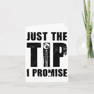 Just The Tip I Promise Billard Player Pool Snooker Card