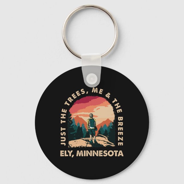 Just The Trees  Key Ring (Front)