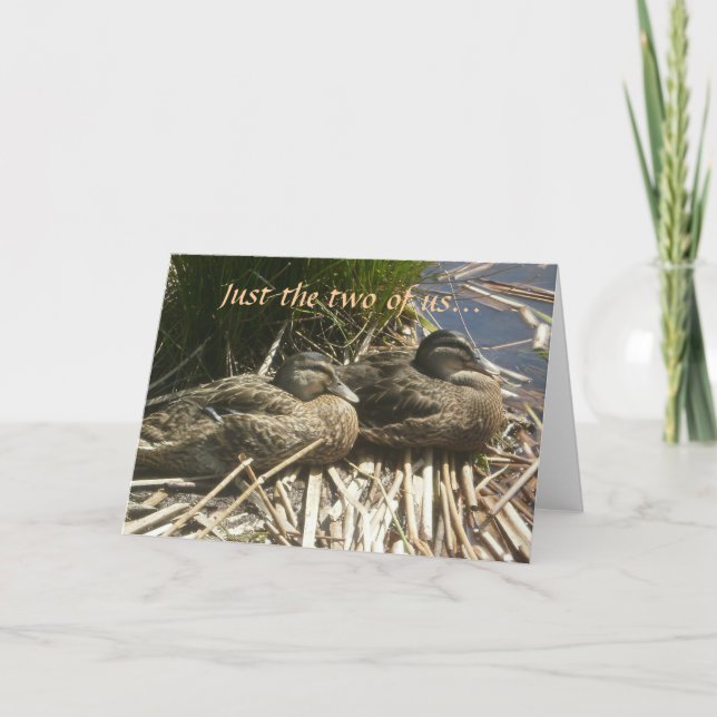 Just the two of us... holiday card (Front)