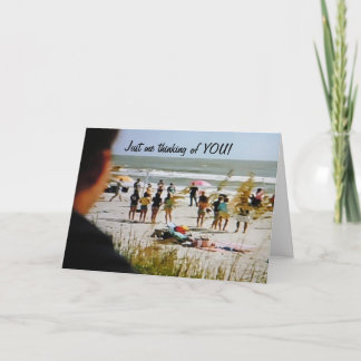 JUST THINKING OF YOU - MILITARY CARD