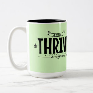 Just Thrive Two-Tone Coffee Mug