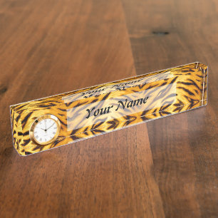 Just Tiger Nameplate
