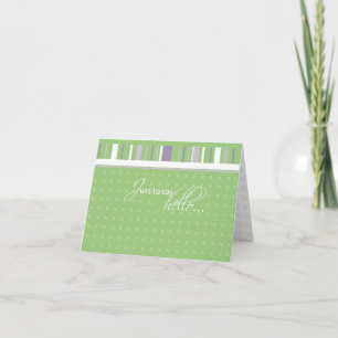 Just to Say Hello Card