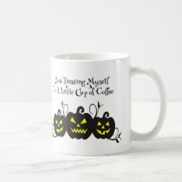 Just Treating Myself To Coffee Jack O' Lantern Coffee Mug