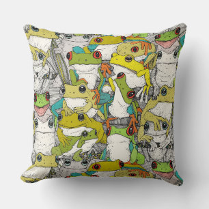 just tree frogs col cushion