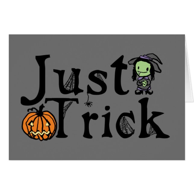 Just Trick Halloween (Front Horizontal)
