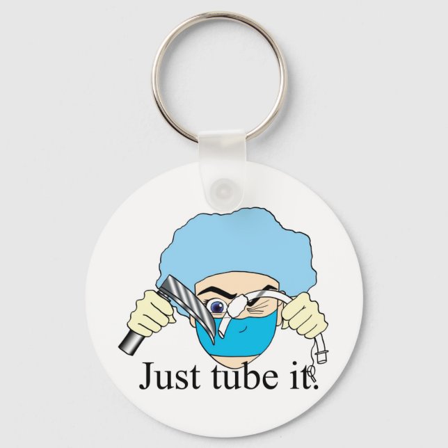 Just tube it key ring (Front)